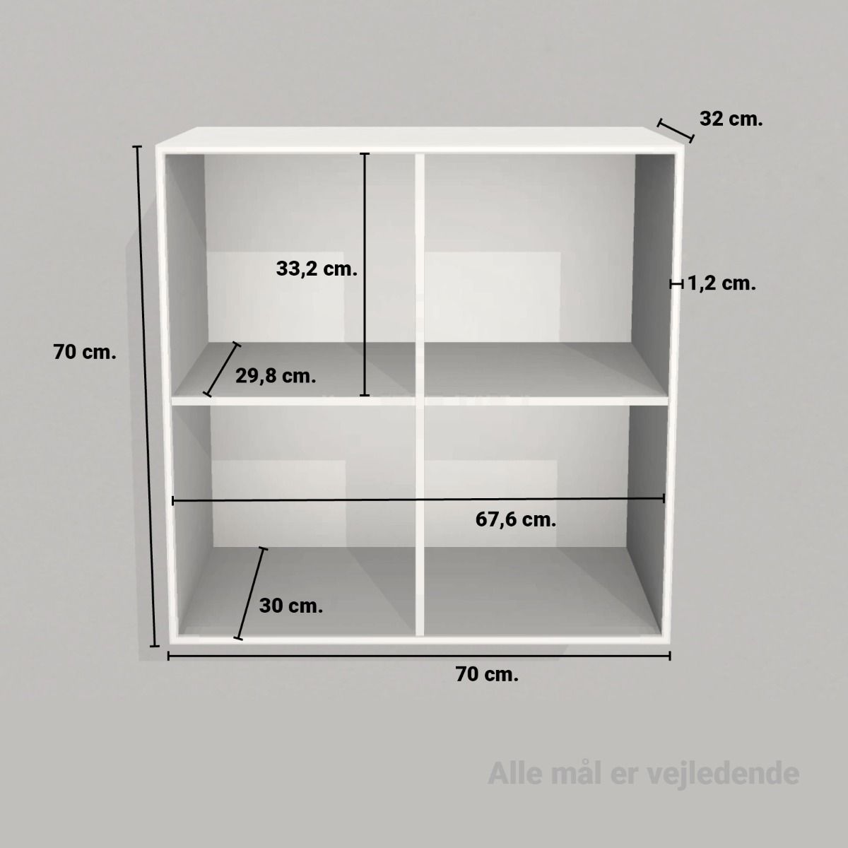 image - kubik_color_hel_reolkasse_4_rum