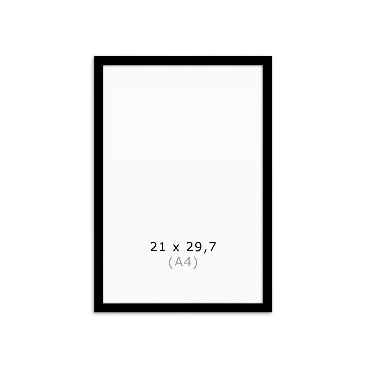 image - ramme_sort_A4