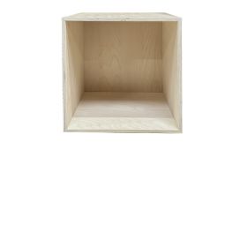 KUBIK birk 35x35 cm. - kvart reolkasse - 1 rum