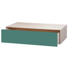 Brick box skuffesektion (opalgrøn front) 90x22,5x45 cm