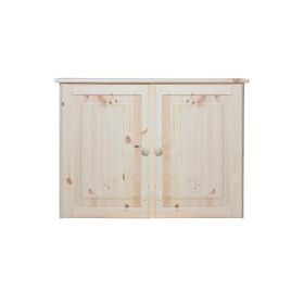 Vitrineskab i fyr (fyldningslåger)