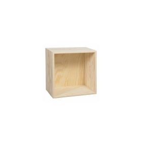 Bogkasse i fyr 30x30x19cm, 1 rum