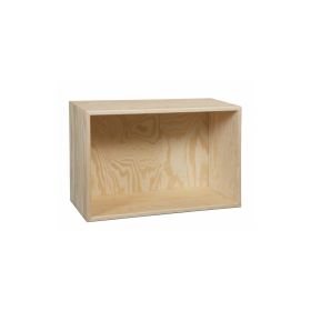 Bogkasse i fyr 45x30x19 cm, 1 rum