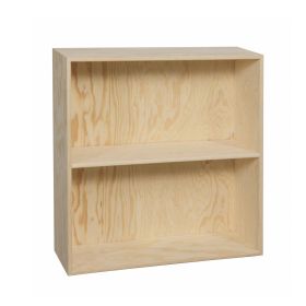 Bogkasse i fyr 60x60x19 cm, 2 rum