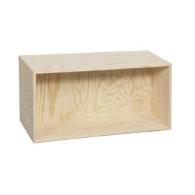 Bogkasse i fyr 30x60x25 cm, 1 rum