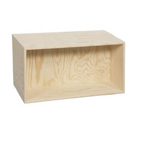 Bogkasse i fyr 60x35x33 cm, 1 rum