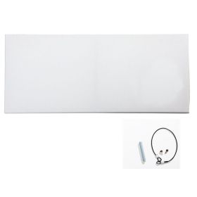 Stoflåge / HIFI låge til halv reolkasse 1 rum (xx16 - 70x35 cm.)