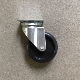 Møbelhjul (gummi) H10,5 cm.