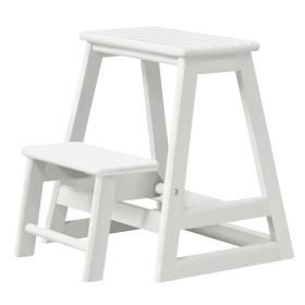 Stigetaburet /trappestige - hvid H49 cm