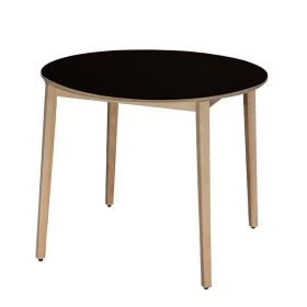 O-Bord (sort overflade), 88 cm diameter