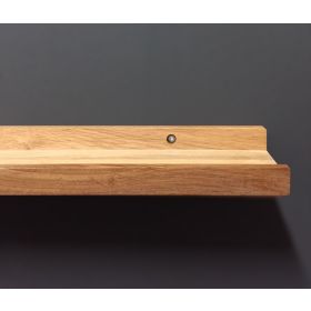 Gallerihylde i massiv eg (L60 cm.)