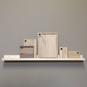 Gallerihylde i birk - L119,5 cm