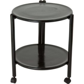 Rundt bakkebord, Sortlakeret