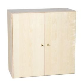 Badeværelsesskab, birk, 70*70*32 cm.