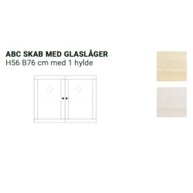 ABC Skab med glaslåge