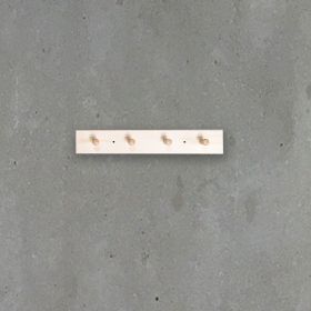 Knagerække med 4 knager - fyr