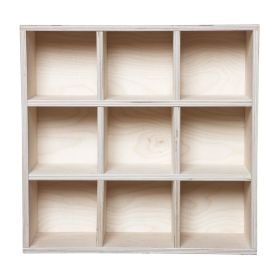 Kasse i birk (46x46 cm.) (sættekasse)