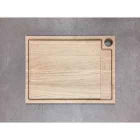 Skærebræt eg (30x40 cm) med saftrille