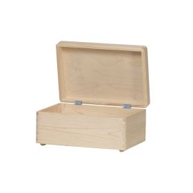 Skrin i træ 40x30x14 cm. (med låg)