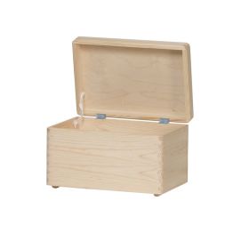 Skrin i træ 40x30x23 cm. (med låg)