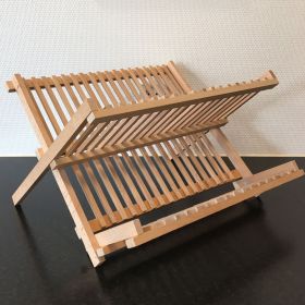 Opvaskestativ i bøg