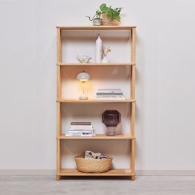 Søjlereol - reol i eg med 5 hylder