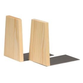 Bogstøtter i træ (fyr/metal)