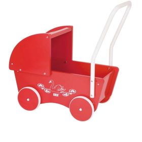 Dukkevogn - klassisk model med gummihjul