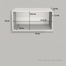 image - Kubik eg halv reolkasse - 1 rum