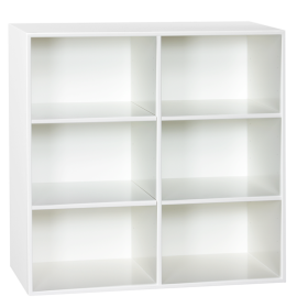 image - Kubik Color hel reolkasse 6 rum