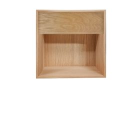 KUBIK eg 35x35 cm. - kvart reolkasse - 1 skuffe