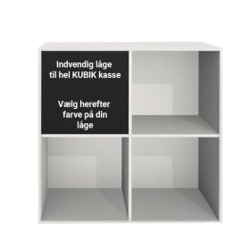 KUBIK Color låge - lille indvendig - Hel reolkasse