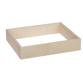 KUBIK Træ halv sokkel