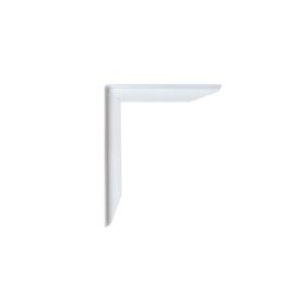 Kraftig metalhyldeknægt 25 x 30 cm (venstre)