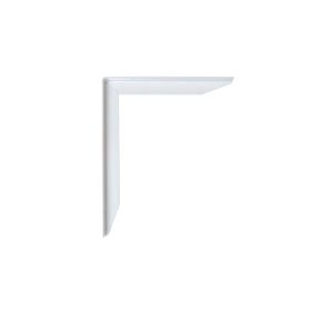 Kraftig metalhyldeknægt 30 x 40 cm. (venstre)