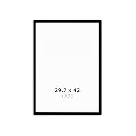 image - ramme_sort_A3