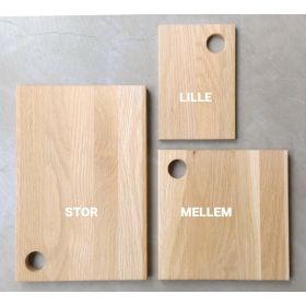 Smørebrik eg (18x12 cm) lille