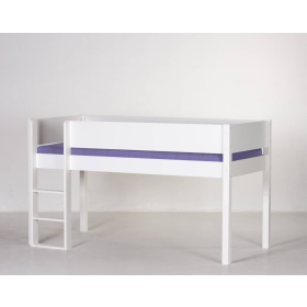 Halvhøj seng (køjeseng), snow white (90x200)