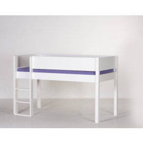 Junior halvhøj seng (køjeseng) (90x160) snow white