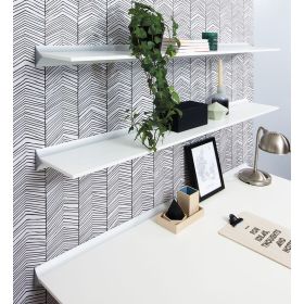 KUBIK Color svævehylde – lang (L140 D20 cm.)